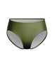 Lycra Brief Mid-Low Waist High Cut