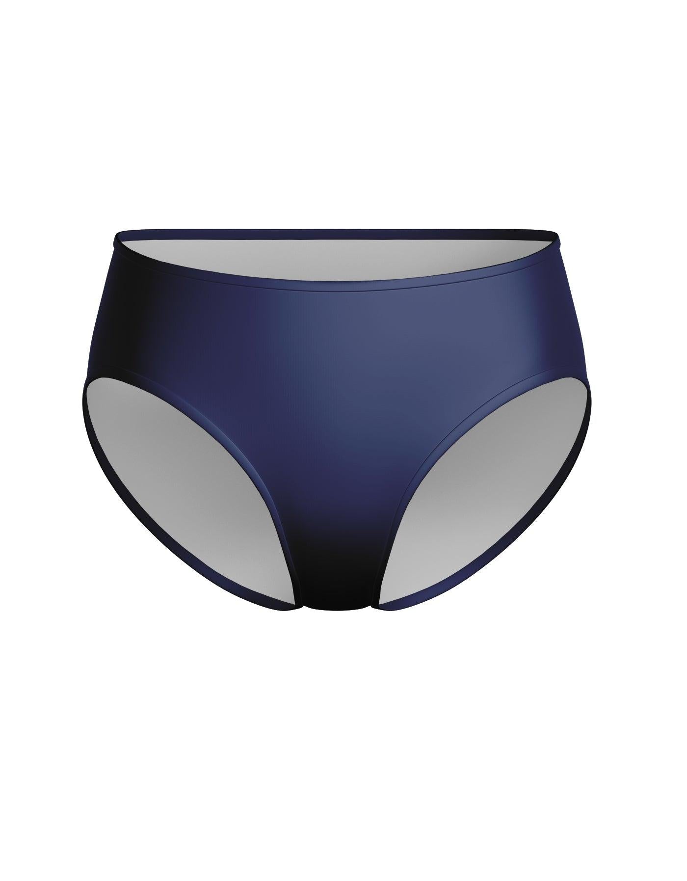 Lycra Brief Mid-Low Waist High Cut