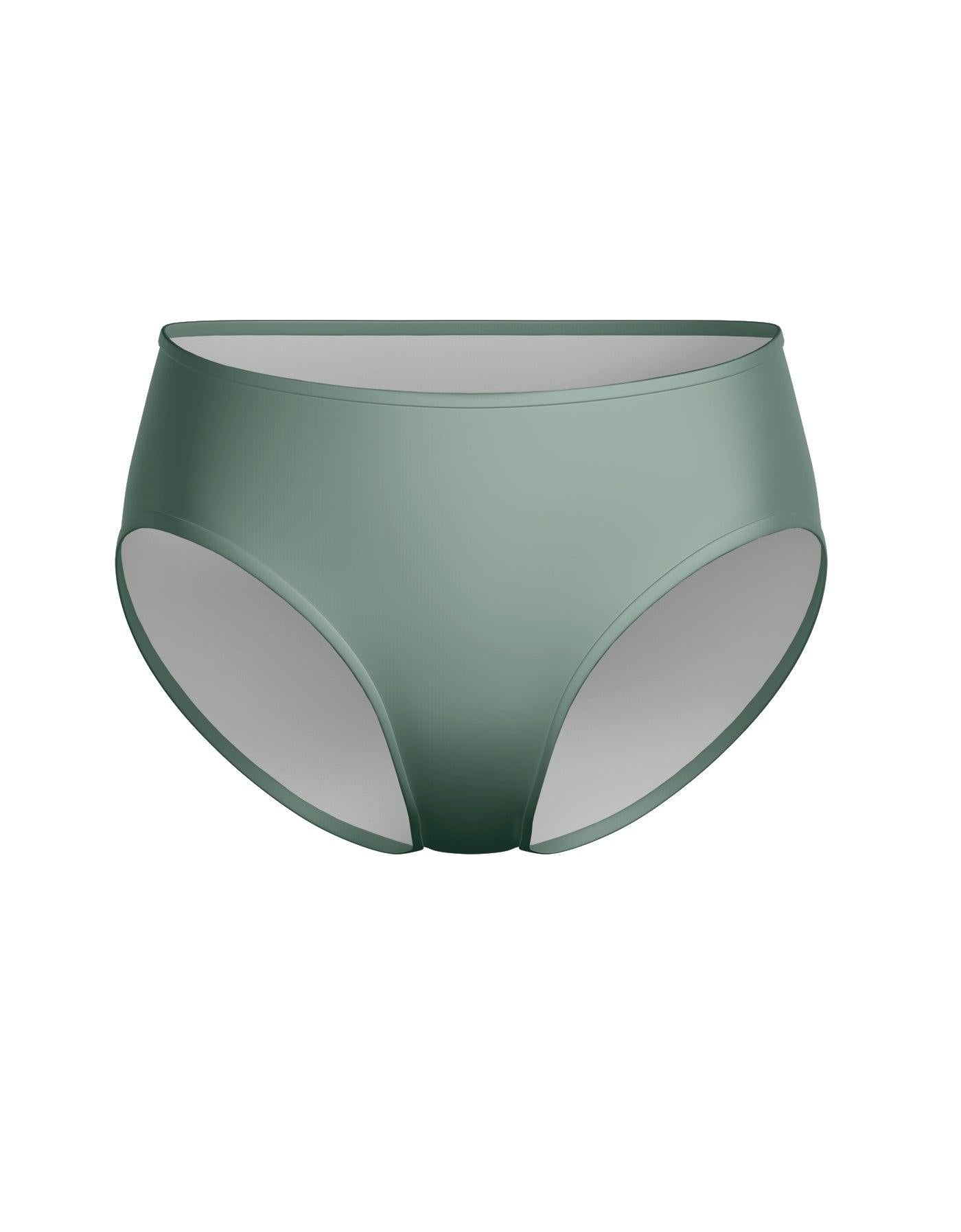 Lycra Brief Mid-Low Waist High Cut