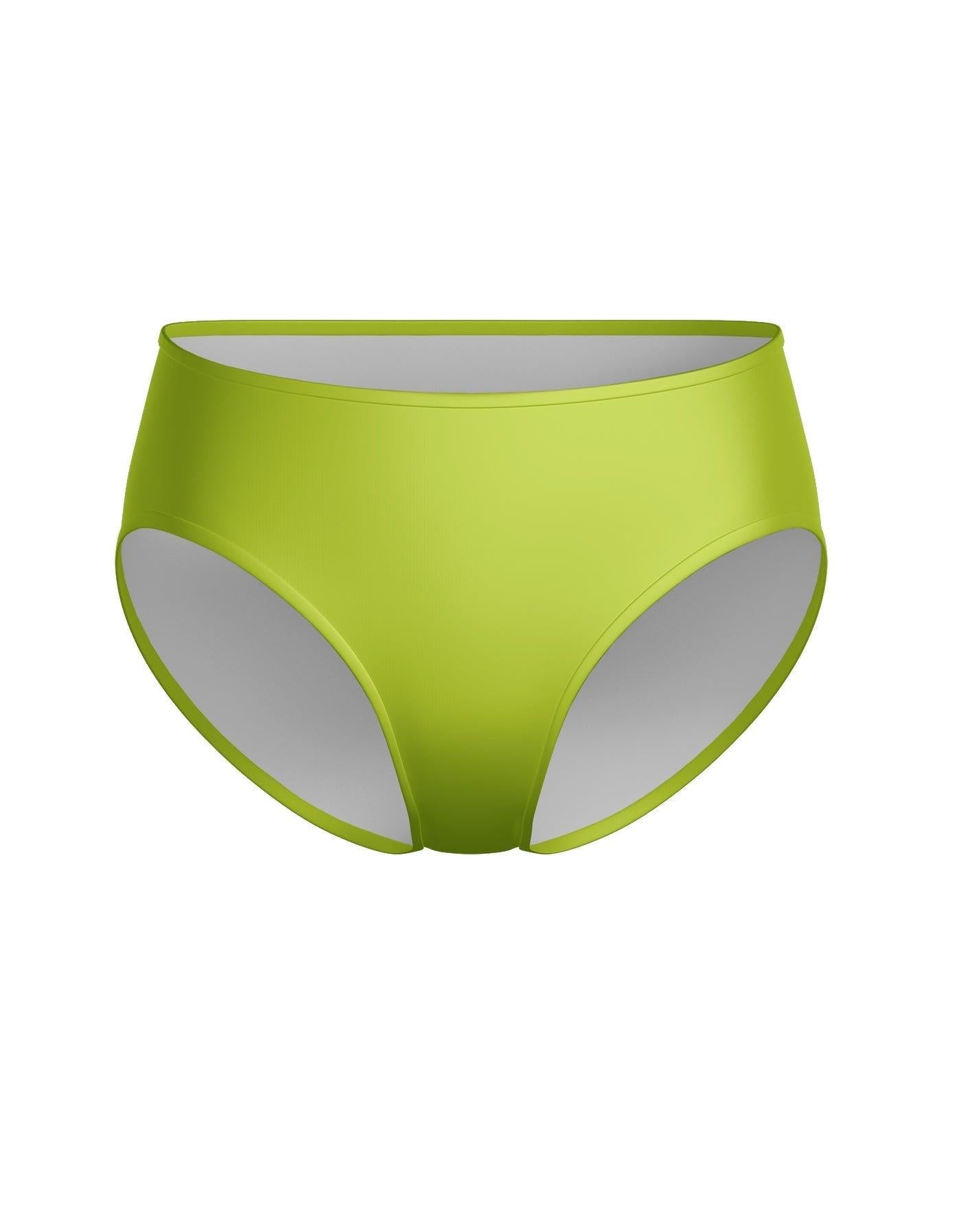 Lycra Brief Mid-Low Waist High Cut