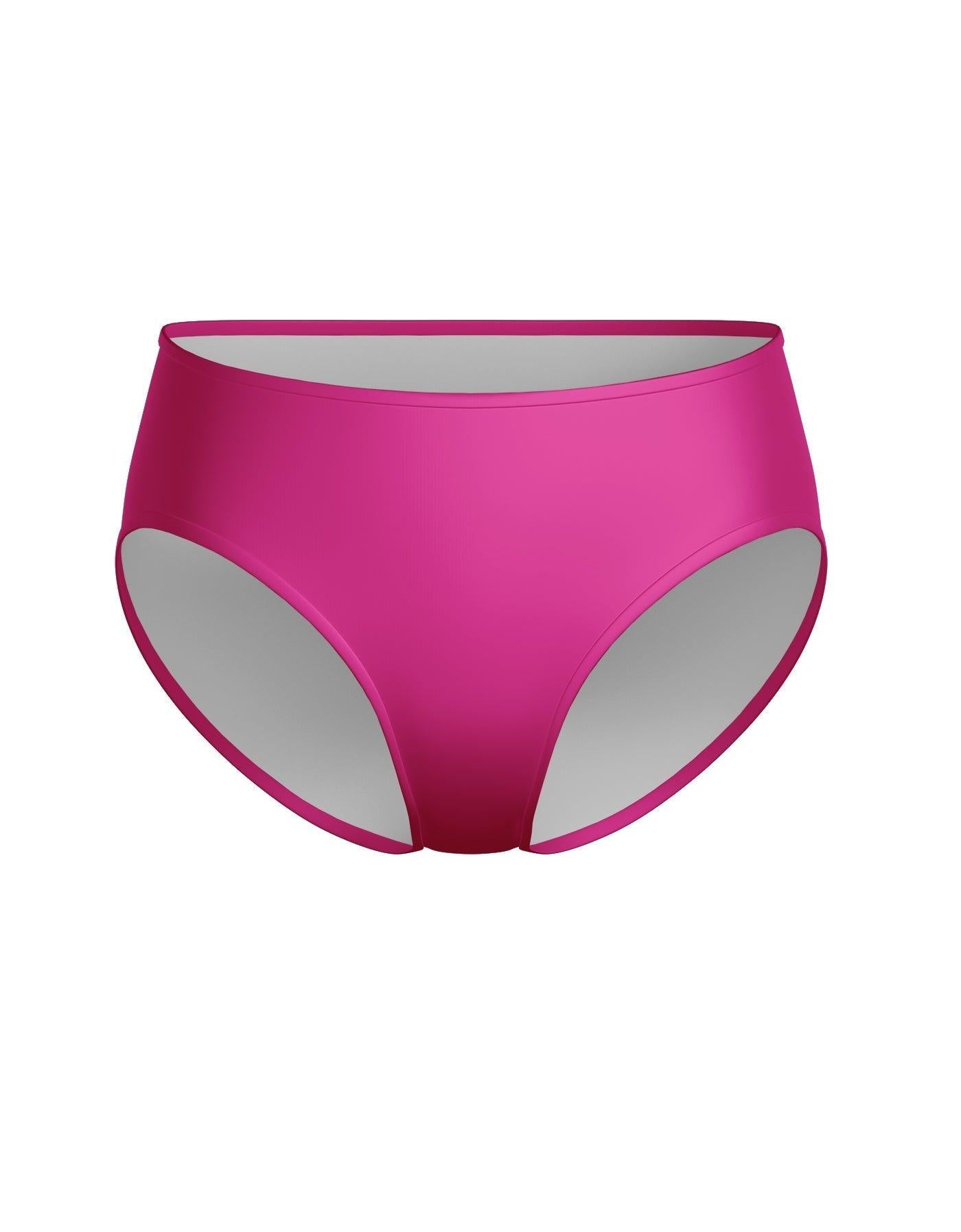 Lycra Brief Mid-Low Waist High Cut