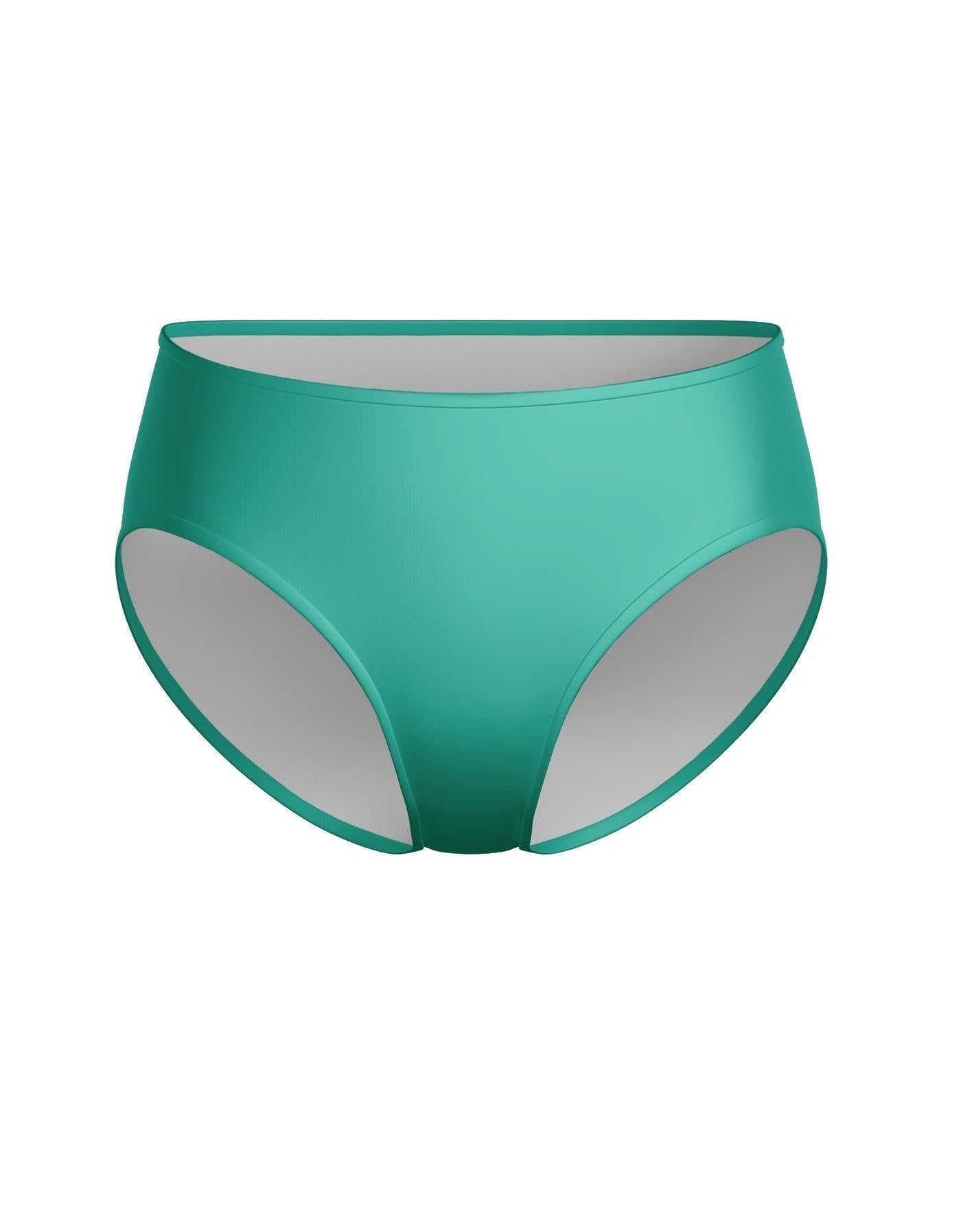 Lycra Brief Mid-Low Waist High Cut