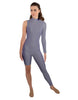 Solid Lycra Half and Half Unitard - Bike Short - Tapered Leg