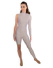 Solid Lycra Half and Half Unitard - Bike Short - Tapered Leg