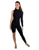 Solid Lycra Half and Half Unitard - Bike Short - Tapered Leg
