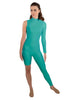 Solid Lycra Half and Half Unitard - Bike Short - Tapered Leg