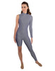 Solid Lycra Half and Half Unitard - Bike Short - Tapered Leg