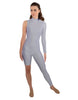 Solid Lycra Half and Half Unitard - Bike Short - Tapered Leg