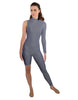 Solid Lycra Half and Half Unitard - Bike Short - Tapered Leg