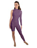 Solid Lycra Half and Half Unitard - Bike Short - Tapered Leg