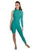 Solid Lycra Half and Half Unitard - Bike Short - Tapered Leg
