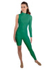 Solid Lycra Half and Half Unitard - Bike Short - Tapered Leg