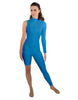 Solid Lycra Half and Half Unitard - Bike Short - Tapered Leg