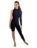 Solid Lycra Half and Half Unitard - Bike Short - Tapered Leg