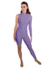 Solid Lycra Half and Half Unitard - Bike Short - Tapered Leg