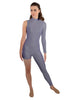 Solid Lycra Half and Half Tapered Leg Unitard