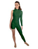 Solid Lycra Half and Half Tapered Leg Unitard