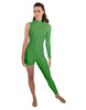 Solid Lycra Half and Half Tapered Leg Unitard