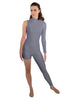 Solid Lycra Half and Half Tapered Leg Unitard