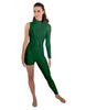 Solid Lycra Half and Half Tapered Leg Unitard