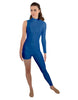 Solid Lycra Half and Half Tapered Leg Unitard