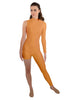 Solid Lycra Half and Half Tapered Leg Unitard