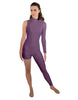 Solid Lycra Half and Half Tapered Leg Unitard