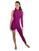 Solid Lycra Half and Half Tapered Leg Unitard