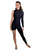 Solid Lycra Half and Half Tapered Leg Unitard