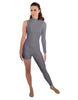 Solid Lycra Half and Half Tapered Leg Unitard