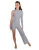 Solid Lycra Half and Half Tap Pant Unitard
