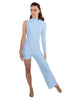 Solid Lycra Half and Half Tap Pant Unitard