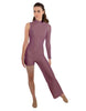 Solid Lycra Half and Half Tap Pant Unitard