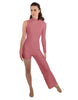Solid Lycra Half and Half Tap Pant Unitard
