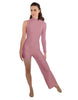 Solid Lycra Half and Half Tap Pant Unitard