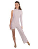 Solid Lycra Half and Half Tap Pant Unitard