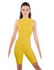 Solid Lycra Sleeveless Keyhole Bike Short Biketard