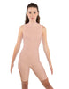 Solid Lycra Sleeveless Keyhole Bike Short Biketard
