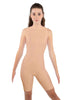 Solid Lycra Sleeveless Keyhole Bike Short Biketard