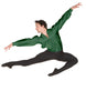 Solid Lycra Boys Ballet Leotard