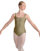 Solid Lycra Square Neck Leotard