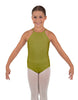 Solid Lycra Halter Binding Leotard