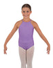Solid Lycra Halter Binding Leotard