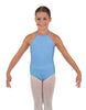 Solid Lycra Halter Binding Leotard