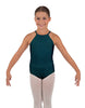 Solid Lycra Halter Binding Leotard