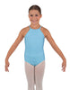 Solid Lycra Halter Binding Leotard