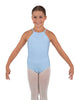 Solid Lycra Halter Binding Leotard
