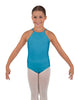 Solid Lycra Halter Binding Leotard