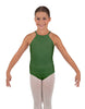 Solid Lycra Halter Binding Leotard