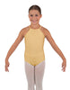 Solid Lycra Halter Binding Leotard